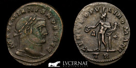 Galerius as Caesar Æ Bronze Large Follis 8.14 g., 25-29 mm. Trier 298/9 AD Good very fine (MBC+)