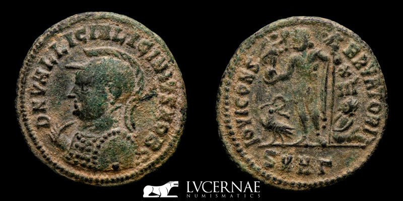 Roman Empire - Licinius II (Caesar, 317-324). Bronze follis. Heraclea.

D N VAL ...