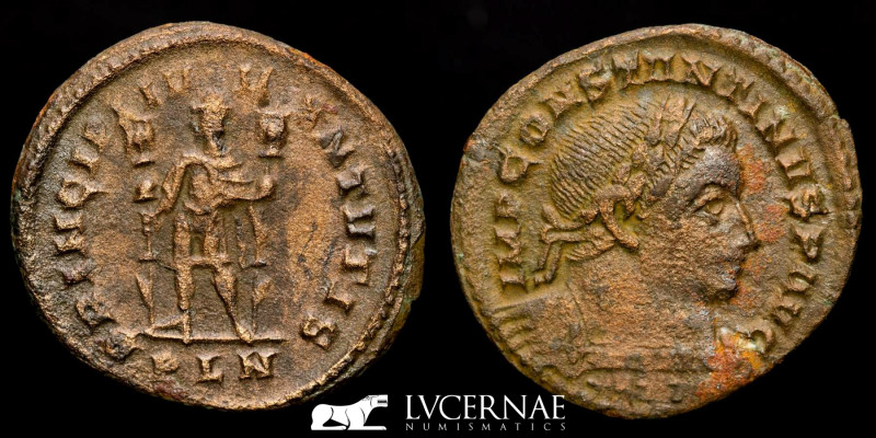 Roman Empire - Constantine I (307-337 A.D) bronze follis (5.99 g, 24-26 mm). Lon...