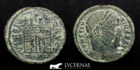 Constantine I Bronze Follis 3,19 g. 20 mm. Arles mint 325-326 AD.   extremely fine