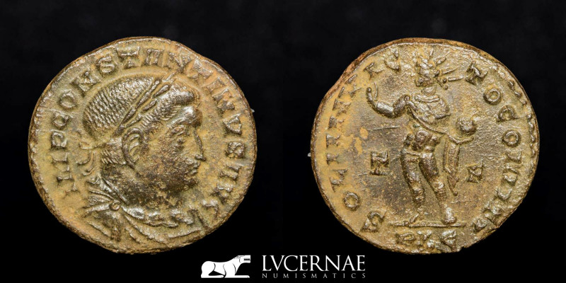 Roman Empire - Constantine I. (A.D. 307/10-337.) AE follis (3.17 g. 19 mm.). Lug...