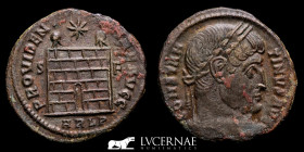 Constantine I Æ Bronze Æ Follis 2.26 g, 20 mm. Arles 327 A.D.  Very fine