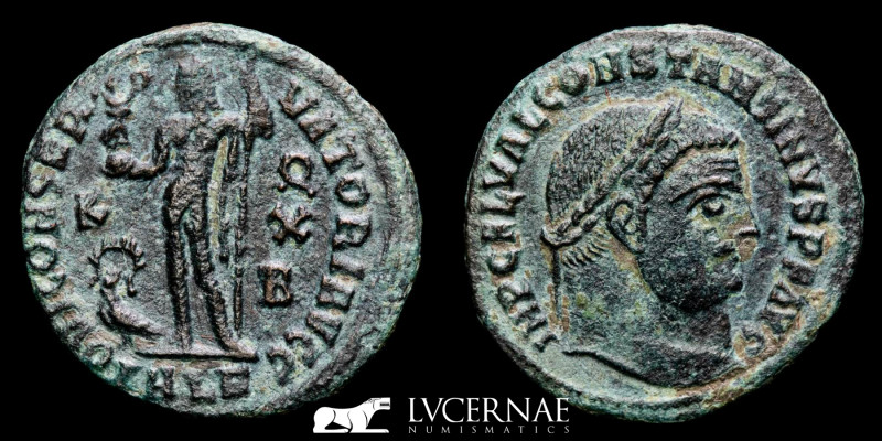 Roman Empire - Constantine I. (A.D. 307/10-337). Æ follis (3.36 g. 20 mm.). Mint...