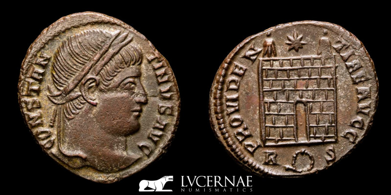 Roman Empire - Constantine I. A.D. 307/10-337. - Æ silvered follis (3.14 g, 20 m...