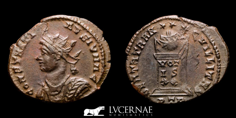 Roman Empire - Constantine II, Caesar, (A.D. 317-337.) 
Æ Radiate Bronze Follis ...