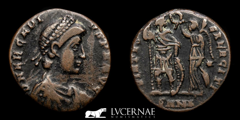 Roman Empire - Arcadius (A.D. 383-408). AE17. Nicomedia mint, struck A.D. 388-39...