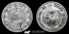 Colombia Silver .900 2 Reales 4.72 g • ⌀ 23 mm Bogotá 1848 Good Very Fine