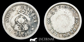 Colombia Silver .900 1 Decimo 2.5 g • ⌀ 18.5 mm Bogotá 1852 good very fine