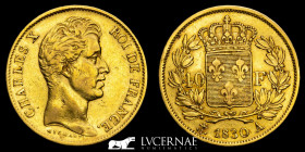 France Gold 40 Francs 12.78 g. 26 mm. Paris 1830 A MBC