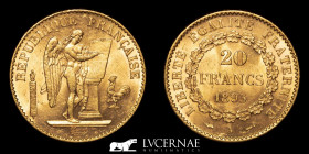 Francia Third Republic (1870-1940)  Gold 20 Francs 6.45 g. 21 mm. Paris 1895 A EBC Original shine