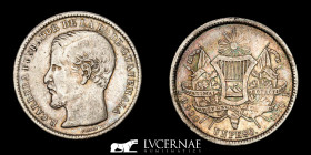 Guatemala - R. Carrera Silver .900 1 peso 25,00 g, 38 mm. Guatemala 1870-R Good very fine (MBC+)