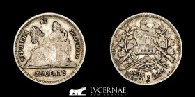 Guatemala Silver .835 25 centavos 6,25 g. 25 mm Guatemala 1893* Good very fine (MBC+)