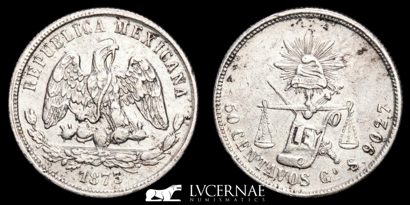 Mexico - Silver 50 Centavos 1873 S - Go Guanajuato

KM# 407.
 
13.50 g • ⌀ 30.5 ...