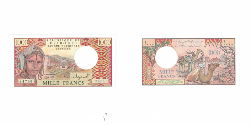 Yibuti (Djibouti)

1000 Francs 1991 - Pick 37.