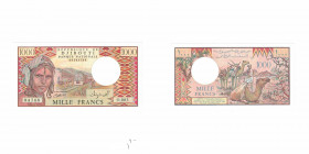 Djibouti Papel 1000 Francs France 1991 Uncirculated