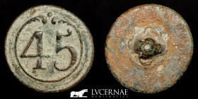 Napoleonic Army in Spain bronze Button 2.12 g. 17 mm. Paris 1808 Good very fine (MBC+)