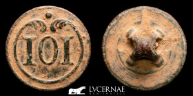 Napoleonic Army in Spain, 1808-1814 bronze button 1.29 g. 15 mm. Paris 1808 Good very fine (MBC+)