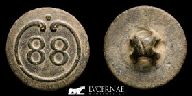 Napoleonic Army in Spain bronze Button 1.70 g. 15 mm. Paris 1808 Good very fine (MBC+)