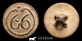 Napoleonic Army in Spain bronze Button 1.73 g. 15 mm. Paris 1808 Good very fine (MBC+)