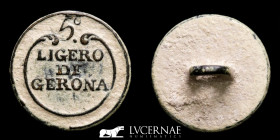 Napoleonic War, 1808-1814 Bronze Button  1.55 g. 15 mm. España 1811-1813 Good very fine (MBC)