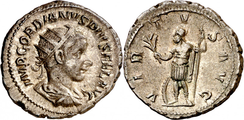 (240 d.C.). Gordiano III. Antoniniano. (Spink 8669) (S. 388) (RIC: 71). 4,60 g. ...