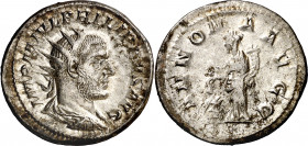 (245-247 d.C.). Filipo I. Antoniniano. (Spink 8922) (S. 25) (RIC. 28c). 4,10 g. MBC+/MBC.