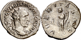 (250-251 d.C.). Trajano Decio. Antoniniano. (Spink 9384) (S. 105) (RIC. 28b). 4,64 g. MBC+.
