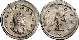 (265 d.C.). Galieno. Antoniniano. (Spink 10406) (S. 1258) (RIC. 670). 3,40 g. EBC-.