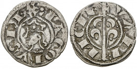 Jaume I (1213-1276). València. Diner. (Cru.V.S. 316) (Cru.C.G. 2130). Tercera emisión. 0,76 g. MBC.
