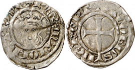 Jaume II de Mallorca (1276-1285/1298-1311). Mallorca. Diner. (Cru.V.S. 542) (Cru.C.G. 2508). 0,81 g. MBC-.