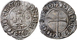 Jaume III de Mallorca (1324-1343). Mallorca. Dobler. (Cru.V.S. 557) (Cru.C.G. 2524). 1,57 g. MBC+.