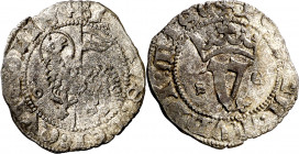 Juan I (1379-1390). Segovia. Blanca del Agnus Dei. (AB. 554) 1,56 g. MBC+.