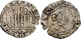 Juan II (1406-1454). Toledo. Novén. (AB. 637). Grieta. Muy escasa. 0,73 g. MBC/MBC-.