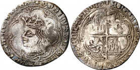 Enrique IV (1454-1474). Sevilla. Real de busto. (AB. 685). 2,66 g. MBC-.