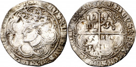 Enrique IV (1454-1474). Sevilla. Real de busto. (AB. 685). 2,87 g. MBC-.
