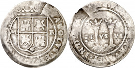 s/d (1544). Juana y Carlos. México. R. 1 real. (AC. 70). Escasa. 3,18 g. BC+.