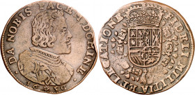 1650. Felipe IV. Amberes. Jetón. Golpe. 5,78 g. MBC-.