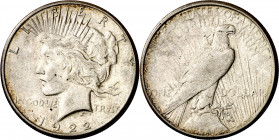 Estados Unidos. 1922. S (San Francisco). 1 dólar. (Kr. 150). AG. 26,68 g. MBC+.