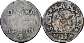 Italia. Venecia. (1796). Gazetta. (Paolucci 799). Acuñación para Dalmacia y Albania. CU. 5,83 g. BC+.