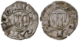 Jaume I (1213-1276). Barcelona. Diner de doblenc. (Cru.V.S. 304) (Cru.C.G. 2118). Lote de 2 monedas. BC/MBC-.