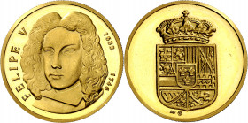 s/d. Felipe V (1683-1746). Oro. 11,82 g. Ø26 mm. Proof.