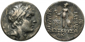 Kings of Cappadocia, Ariarathes V Eusebes Philopator (c. 163-130 BC). AR Drachm (17.5mm, 3.92g, 11h). Mint A (Eusebeia-Mazaka), year 29 (134/3 BC). Di...