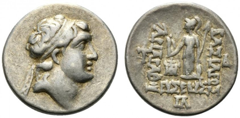 Kings of Cappadocia, Ariarathes V Eusebes Philopator (c. 163-130 BC). AR Drachm ...