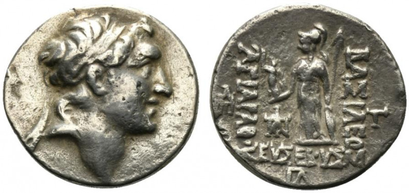 Kings of Cappadocia, Ariarathes V Eusebes Philopator (c. 163-130 BC). AR Drachm ...