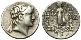 Kings of Cappadocia, Ariarathes VI Epiphanes Philopator (c. 130-116 BC). AR Drachm (18mm, 4.11g, 12h). Mint A (Eusebeia-Mazaka), year 15 (116/5 BC). D...