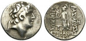 Kings of Cappadocia, Ariarathes VI Epiphanes Philopator (c. 130-116 BC). AR Drachm (18mm, 4.21g, 12h). Mint A (Eusebeia-Mazaka), year 15 (116/5 BC). D...
