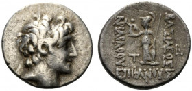 Kings of Cappadocia, Ariarathes VI Epiphanes Philopator (c. 130-116 BC). AR Drachm (18mm, 4.04g, 12h). Mint A (Eusebeia-Mazaka). Diademed head r. R/ A...