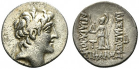 Kings of Cappadocia, Ariarathes VI Epiphanes Philopator (c. 130-116 BC). AR Drachm (17mm, 4.07g, 12h). Mint A (Eusebeia-Mazaka). Diademed head r. R/ A...