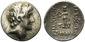 Kings of Cappadocia, Ariarathes VI Epiphanes Philopator (c. 130-116 BC). AR Drachm (17mm, 4.01g, 12h). Mint A (Eusebeia-Mazaka). Diademed head r. R/ A...