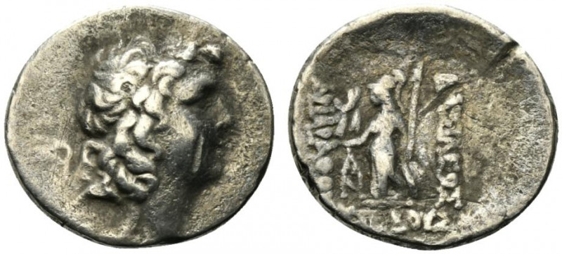 Kings of Cappadocia, Ariarathes IX (c. 100-85 BC). AR Drachm (18.5mm, 3.69g, 12h...